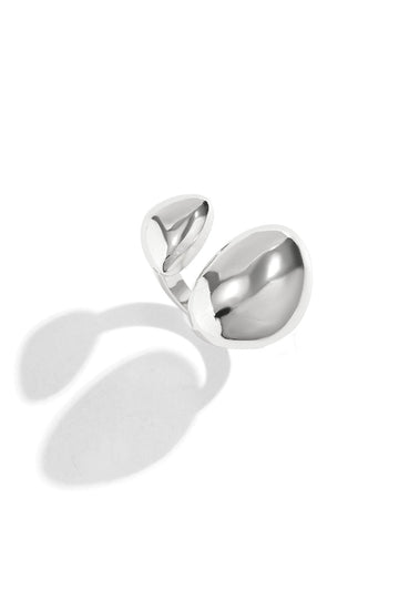 Asymmetrical Curved Opening Ring