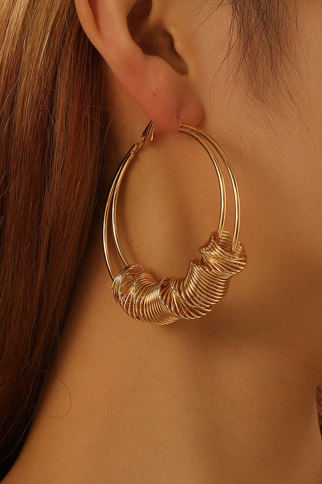 Hoop Metal Earrings