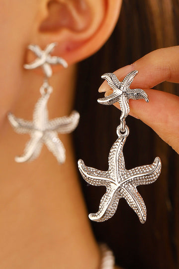 Starfish Pendant Earrings