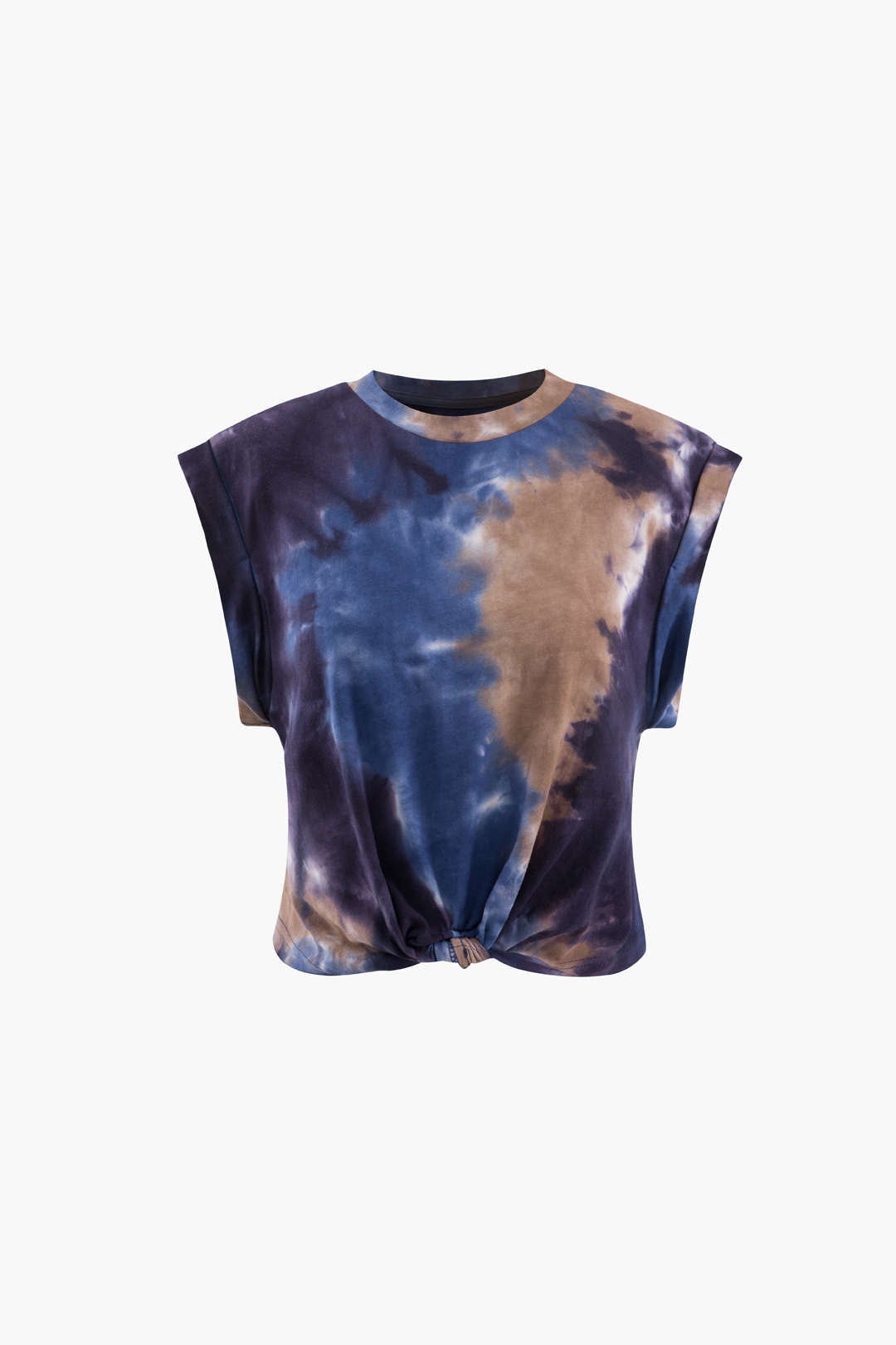 Tie Dye Knot Hem T-Shirt