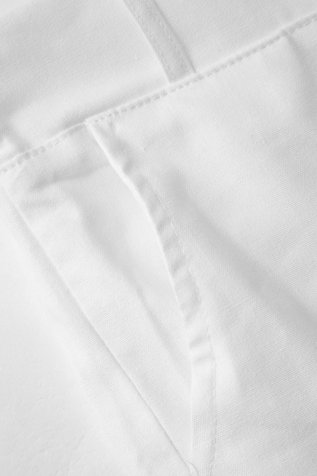 Linen-Blend Straight Leg Pants