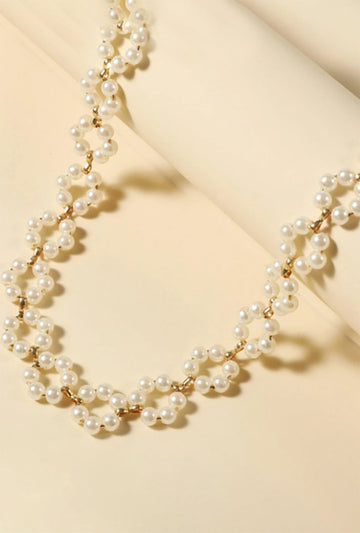 Multi Strand Pearl Necklace