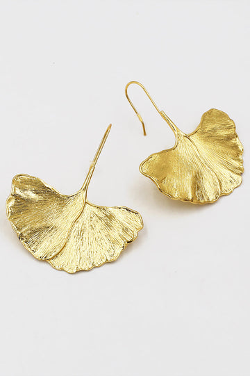 Ginkgo Leaf Earrings