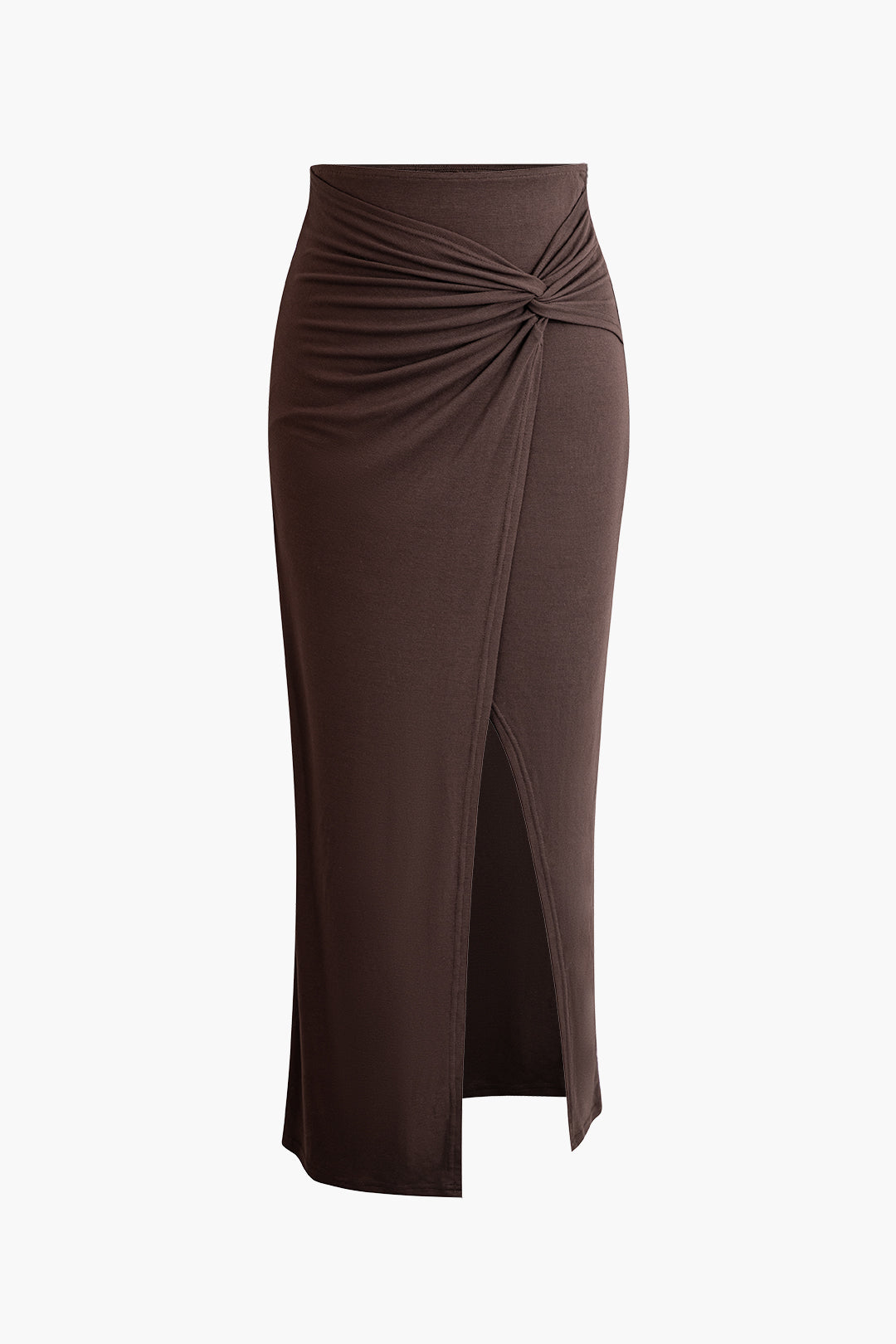 Twist Split Maxi Skirt