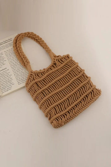 Hollow Woven Tote Bag