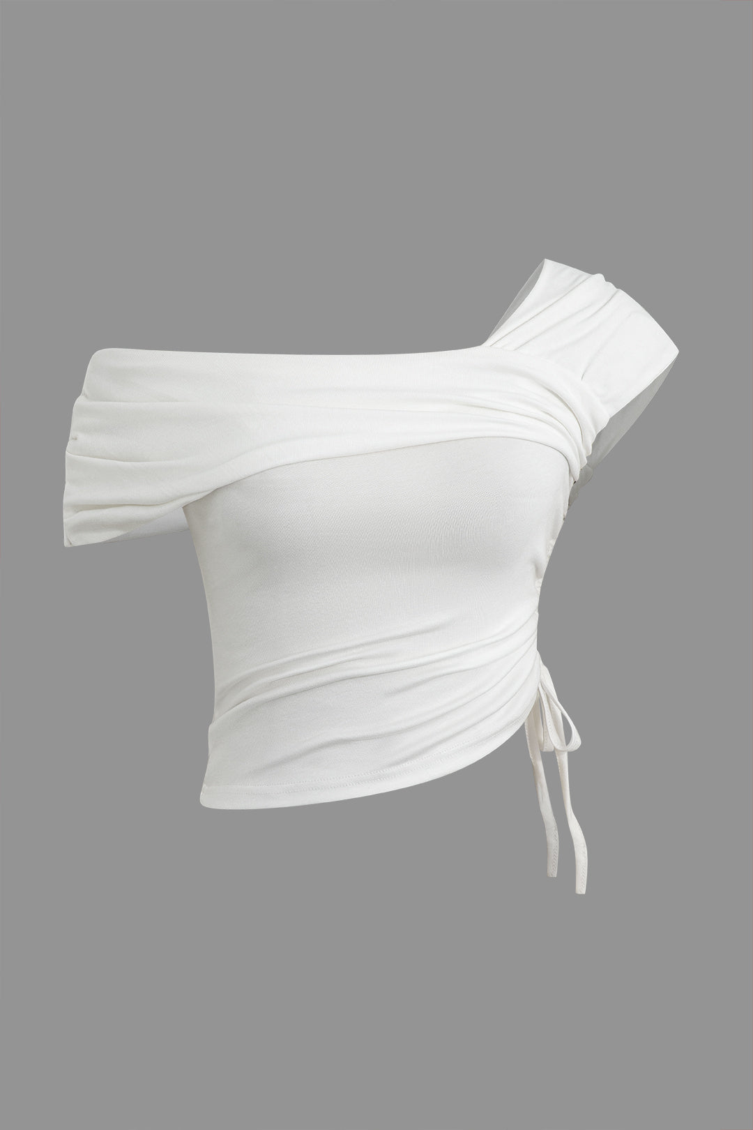 Asymmetrical Ruched T-shirt