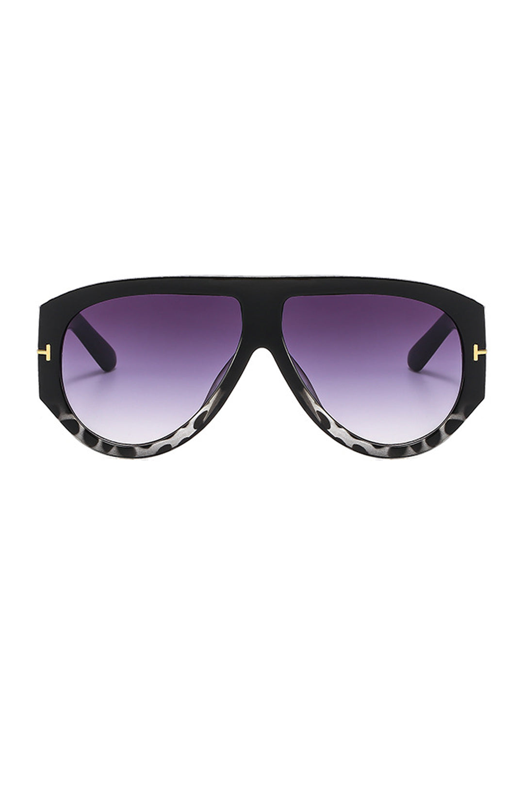 Leopard Print Frame Sunglasses