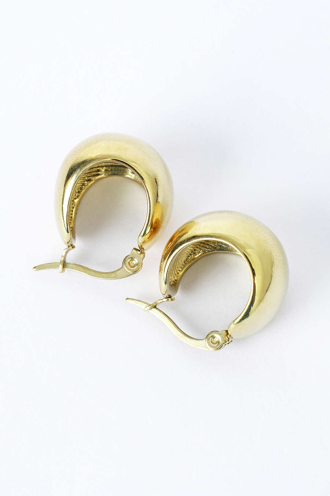 Curved Hoop Earrings